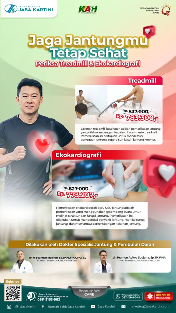 Paket Pemeriksaan Treadmill dan Ekokardiografi